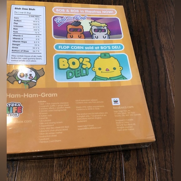 NEW IN BOX! Flop Corn Game by Toca Life Box w/Bob & Rob! - Picture 6 of 6
